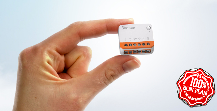 Interrupteur SONOFF Mini R4 Wi-Fi compatible assistants vocaux