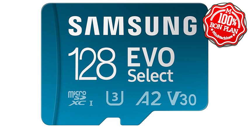 Carte MicroSDXC Samsung EVO Select 128Go
