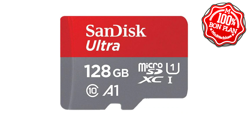 Carte MicroSDXC SanDisk Ultra 128Go