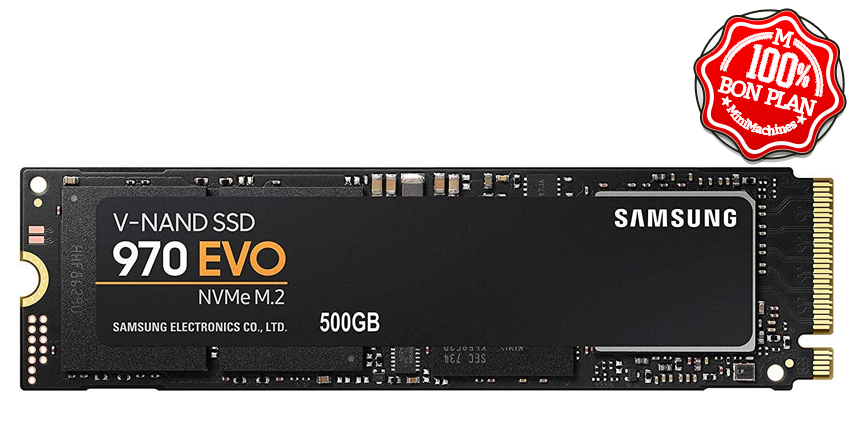 SSD Samsung 970 EVO  M.2 NVMe 500 Go