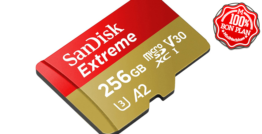 Carte MicroSDXC Sandisk Extreme 256 Go
