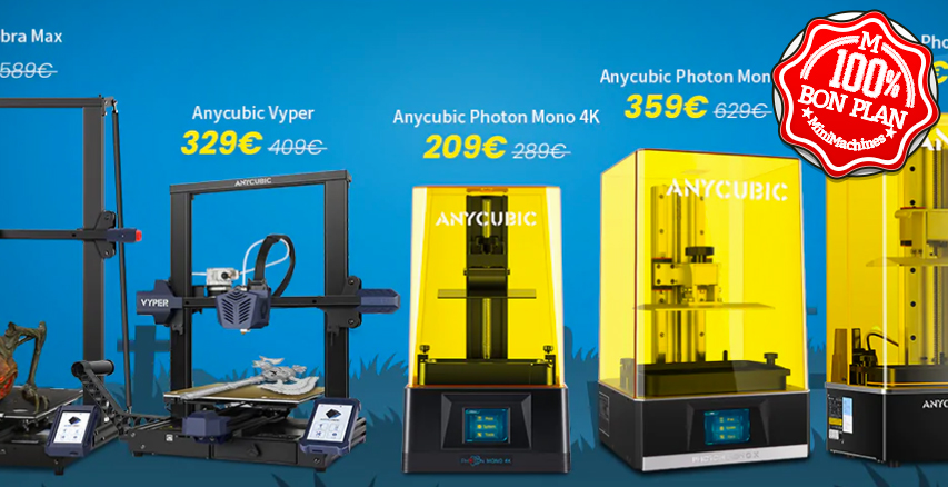 Imprimantes 3D Anycubic en promo