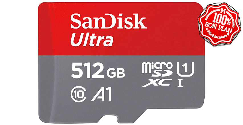 Carte MicroSDXC SanDisk Ultra 512Go