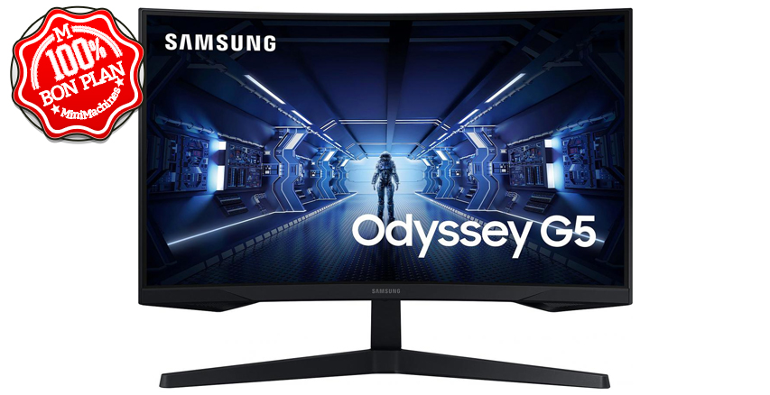 Ecran 27" Samsung Odyssey G5 incurvé