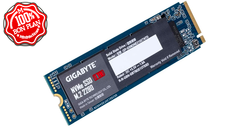 SSD Gigabyte M.2 2280 PCIe NVMe 1 To