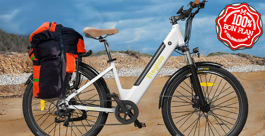 Vélo électrique Eleglide T1 STEP-THRU 27.5" 250W Shimano 7 vitesses Blanc