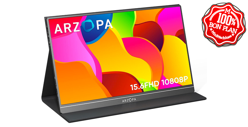 Ecran Portable ARZOPA 15.6" FullHD 100% sRGB HDMI/USB Type-C