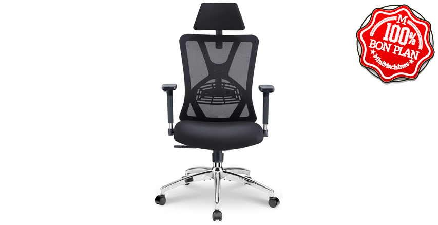 Chaise de bureau ergonomique Ticova 