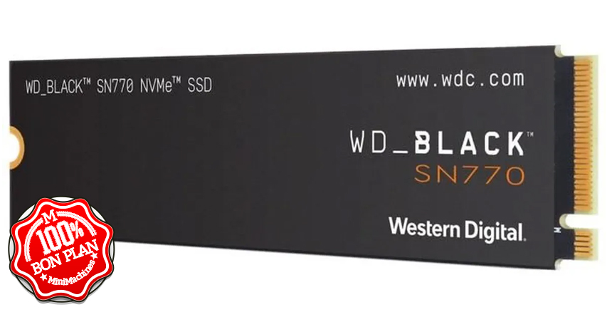 SSD 2To Western Digital Black SN770 PCIe NVMe
