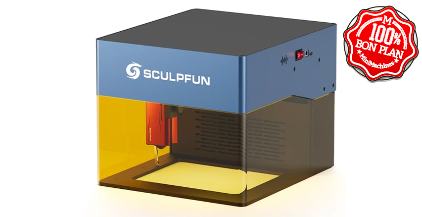 Graveuse laser compacte SCulpfun iCube Pro Max 10W