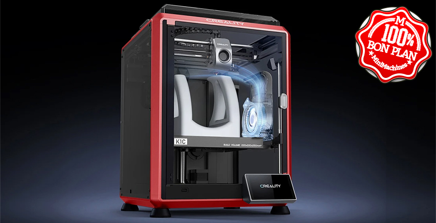 Imprimante 3D Creality K1C Rouge
