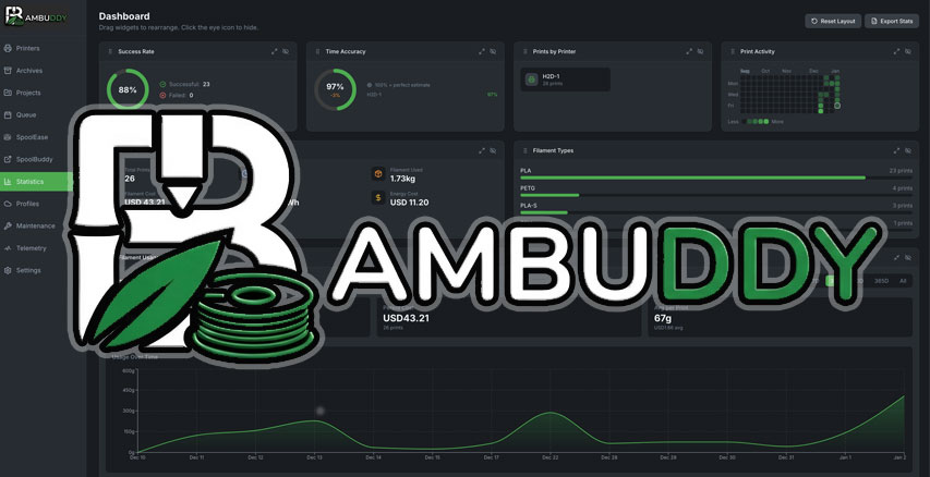 Bambuddy : un gestionnaire libre pour imprimantes Bambu Lab